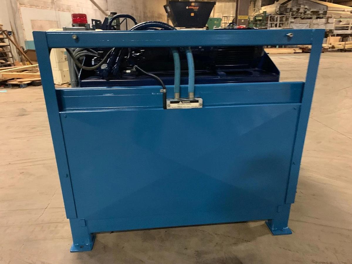 Used EXCEL EX-60 AUTOMATIC MANUAL TIE BALER WITH CONVEYOR VIDEO AVAILABLE