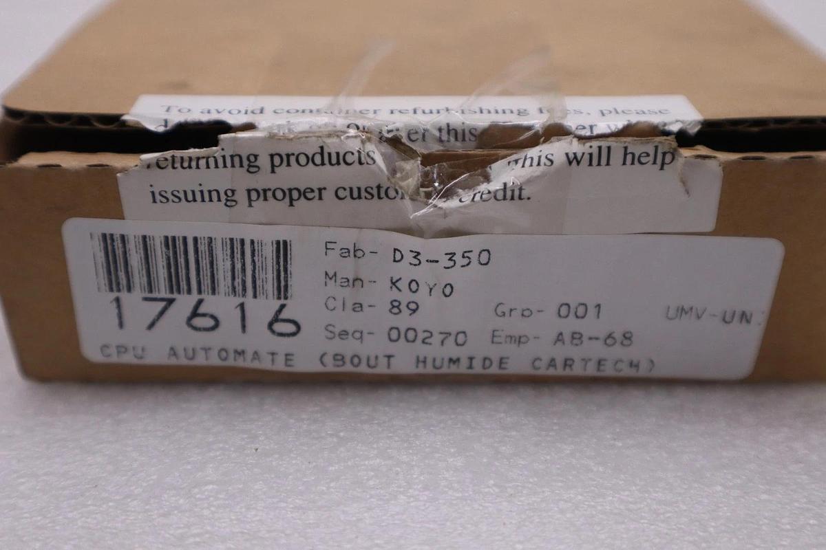 Used PLC DIRECT D3-350 - NEW OPEN BOX - STOCK GF594A