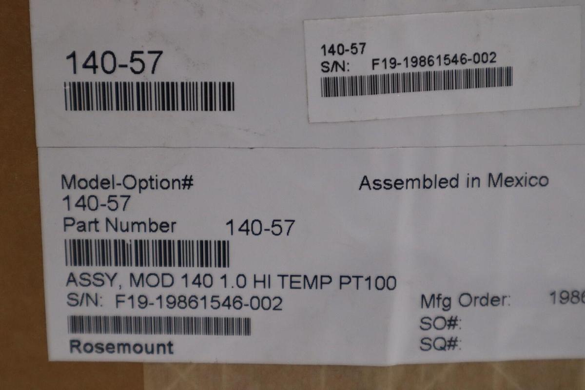 Rosemount™ 140 Retractable Conductivity Sensor 140-57 NEW UNIT STOCK 5915
