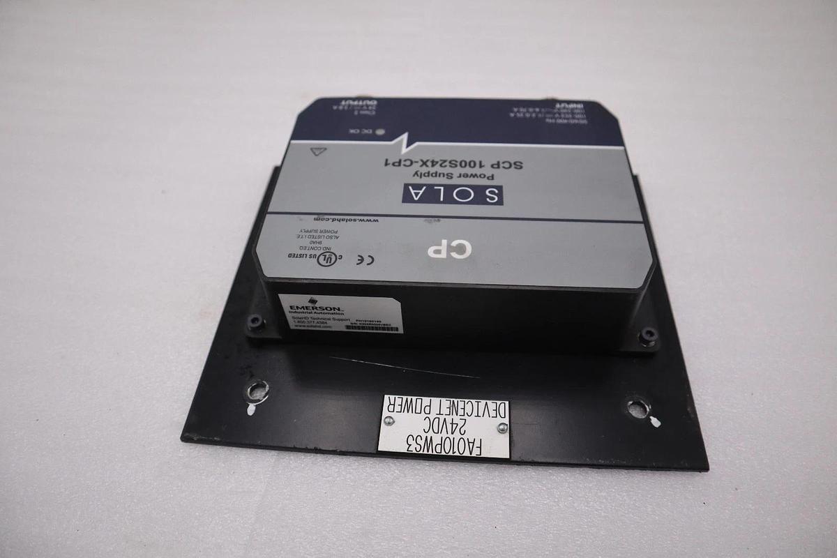 Used Sola Power Supply SCP 100S24X-CP1 PH10160199 SCP100S24X-CP1 STOCK H1713