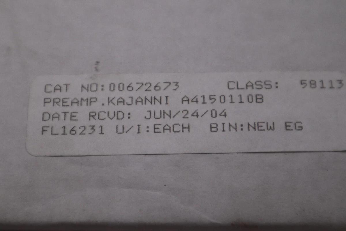 Used NEW IN BOX KAJAANI METSO PREAMPLIFIER A4150110B  CARD BOARD STOCK G130