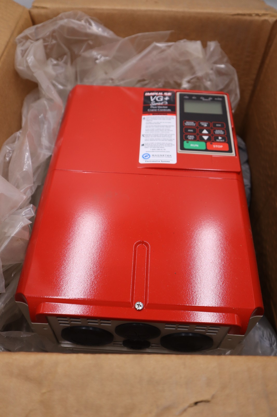 Used Magnetek Impulse G+ Ser.3, CIMR-F7U4015 Adjustable Crane Controls DRIVE NEW