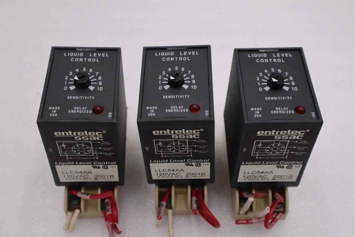 Used ENTRELEC SSAC LLC44A5A LIQUID LEVEL CONTROL 120VAC STOCK K-49-A