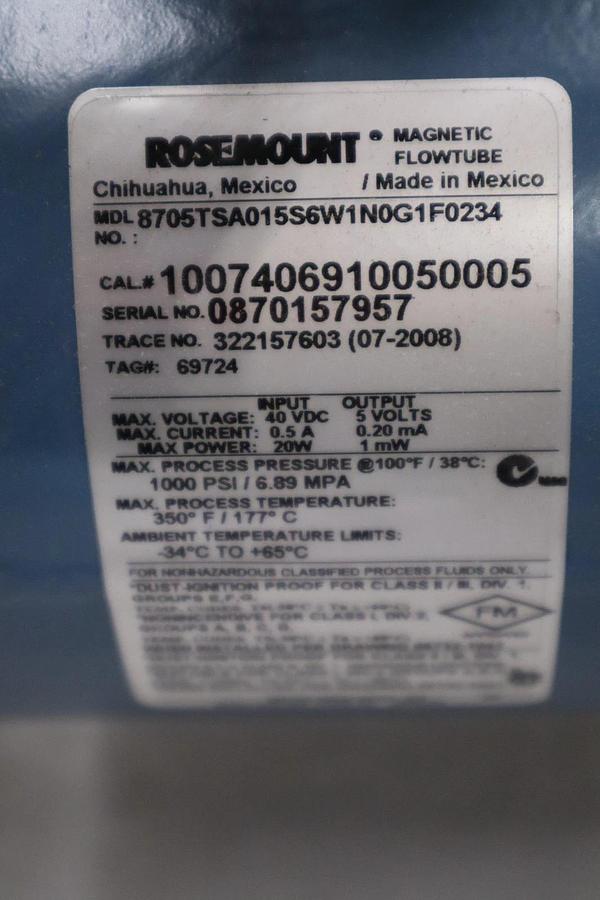 New Rosemount Pressure Transmitter Magnetic Flowmeter Sensor 8705T STOCK GF-511