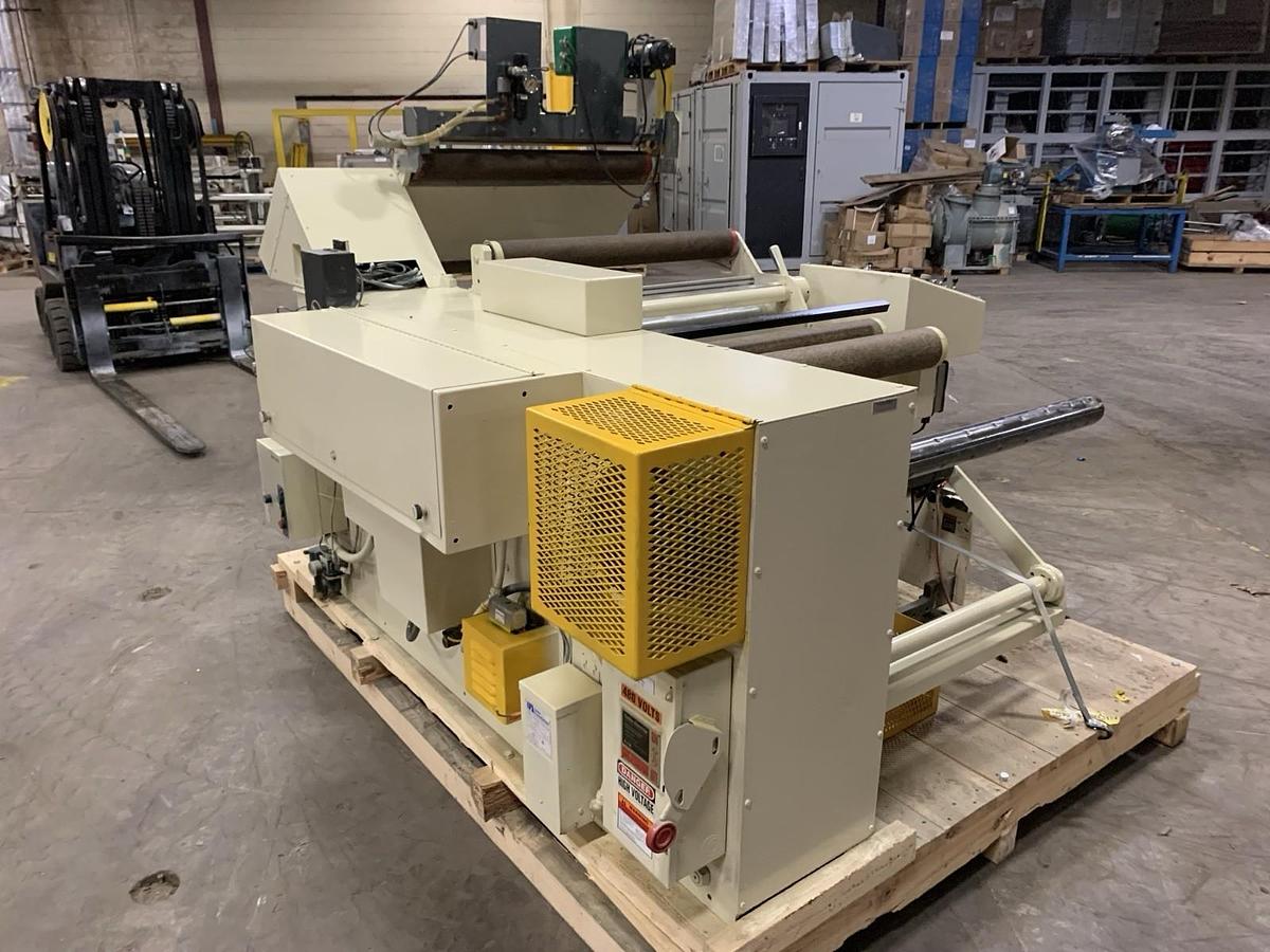 Used 32" WIDE STANFORD MAN ROLAND MODEL 152 FW DOCTOR REWINDER 30" REWIND CAPACITY