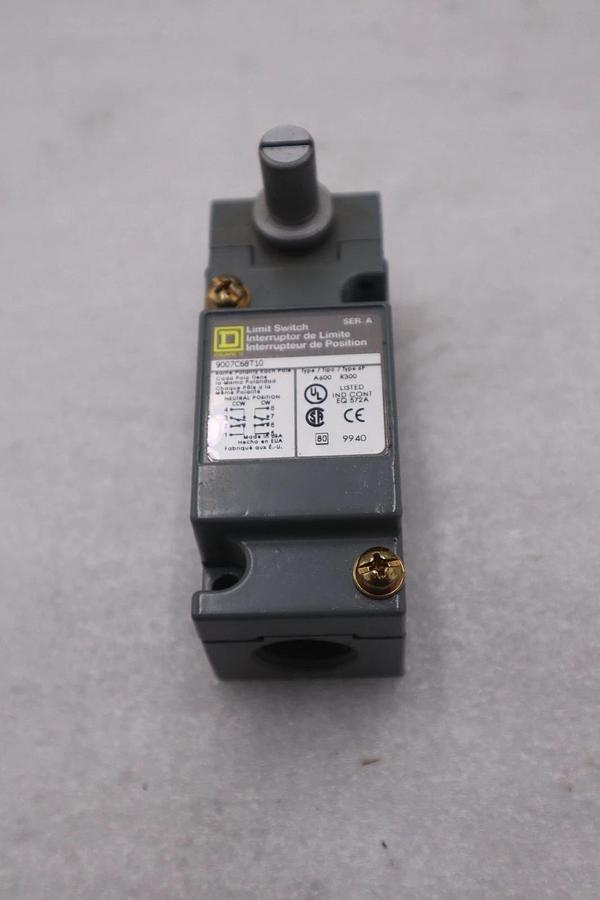 Square D 9007C68T10 Limit Switch Rotary Head 10A 600V 2NO/2NC NEW STOCK GF-707A