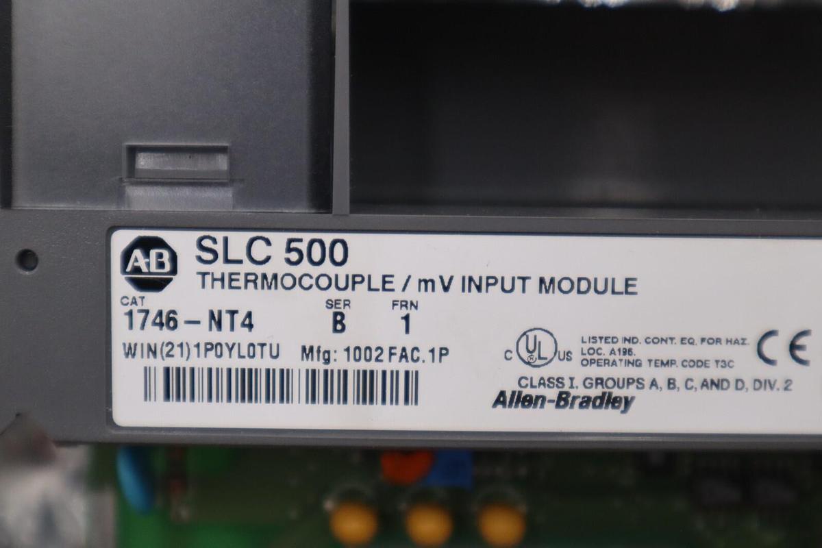 Used Allen Bradley 1746-NT4 Series B Thermocouple Input Module STOCK H125