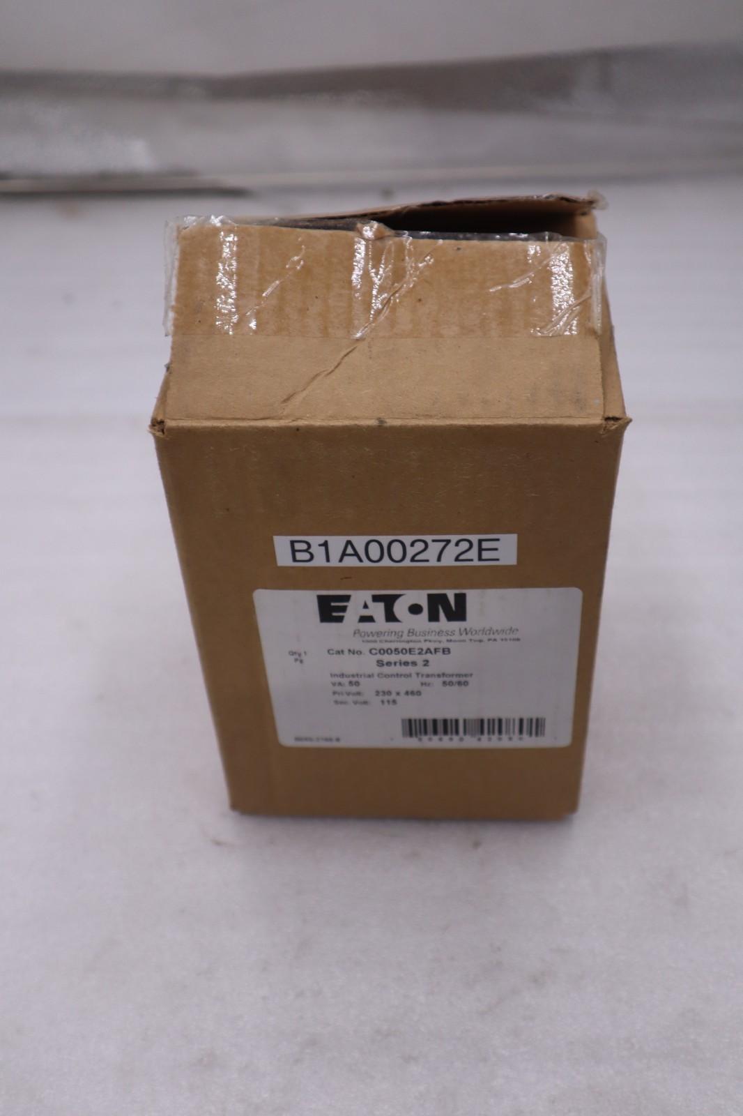 Used EATON C0050E2AFB Cutler Hammer- 240/480V-120V 50VA Transformer STK 6047