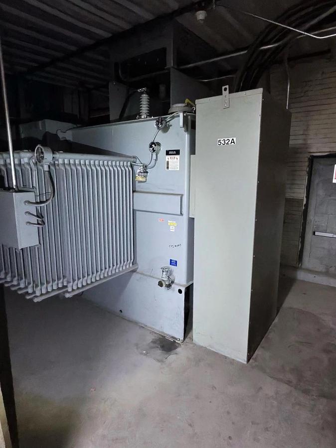 Used GE 3750/4200 KVA 3 Phase Substation Transformer 13800V 4160Y/2402V