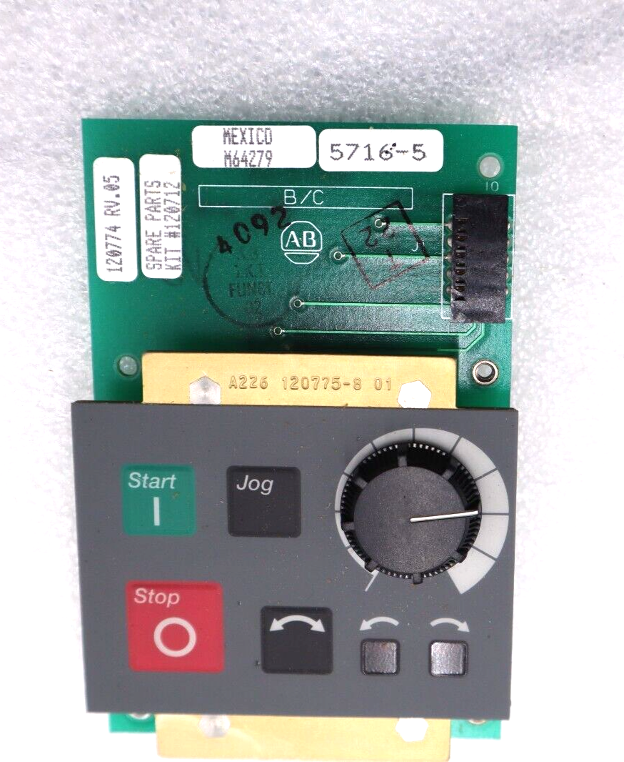 Used Allen Bradley 135466 Operator Keypad Panel Board #2346