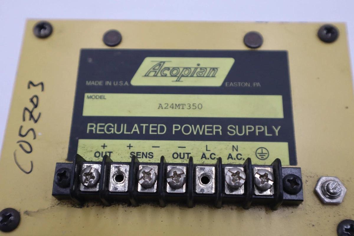 Used Acopian A24MT350 Regulated Power Supply STOCK H1135