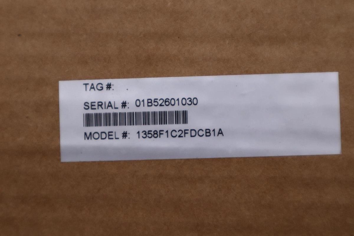 Used NEW BROOKS INSTRUMENT 1358F1C2FDCB1A FLOW METER STOCK G691