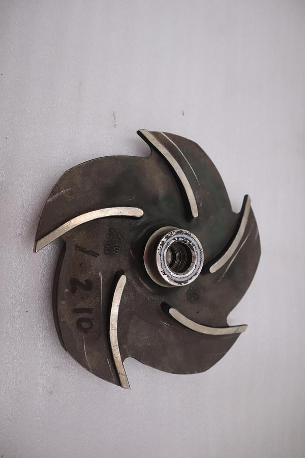Used Goulds 56381 Impeller 5 Vein 1X2-10 CF8M 316 Stainless Steel 3196 - STOCK G414B