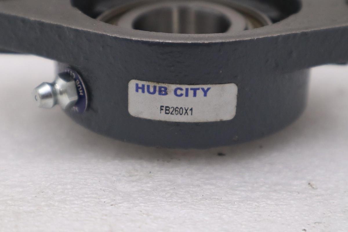 Used HUB-CITY FB260X1 Flange Mount Bearing Unit 1" ID STOCK H1315