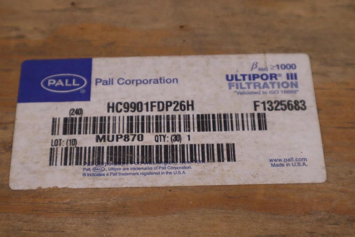 Used Original Pall HC9901FDP26H Filter 2 Microns - NEW IN BOX - STOCK HP194