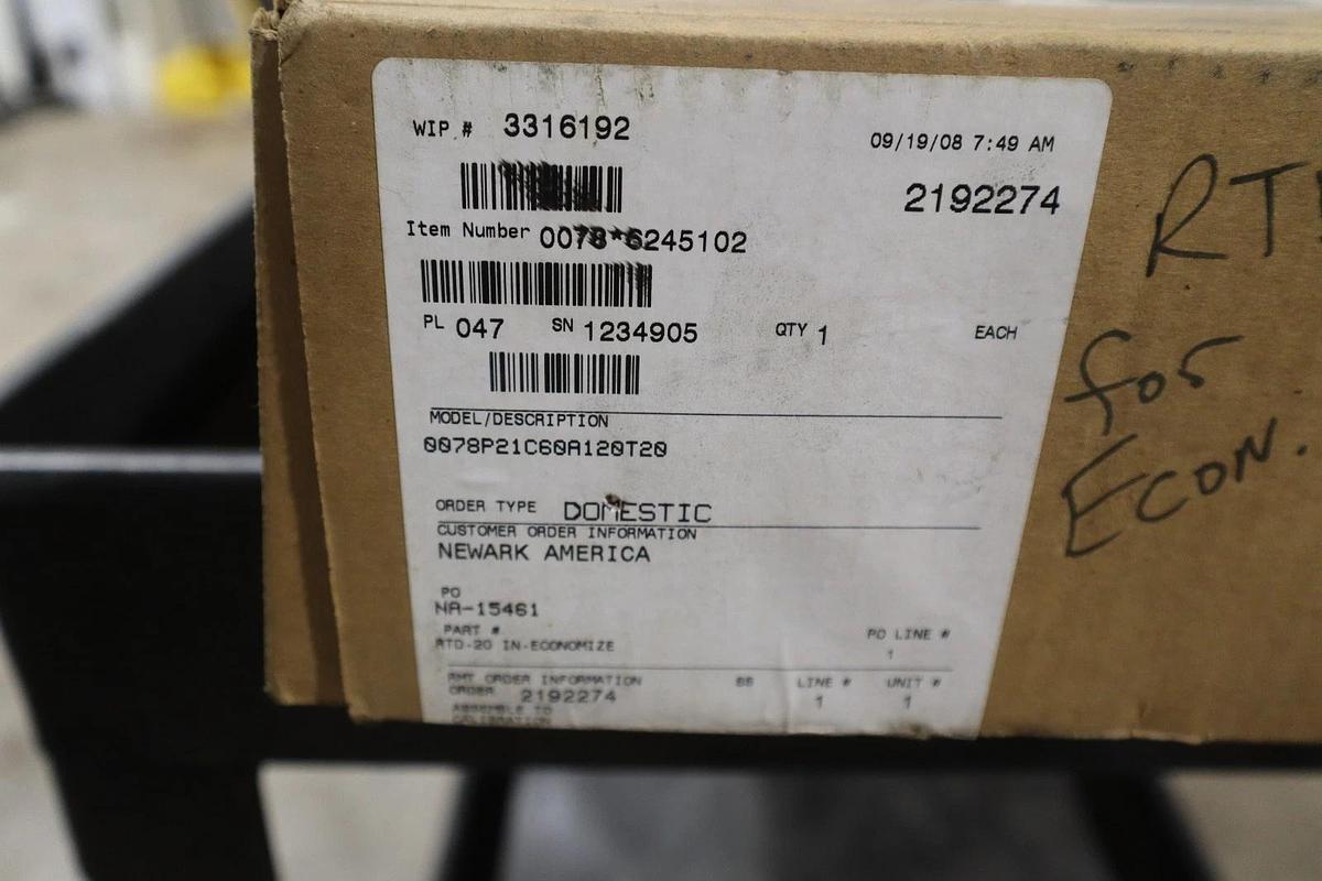 Used Rosemount 0078P21C60A120T20 Pressure Transmitter NEW IN BOX STOCK GF-180