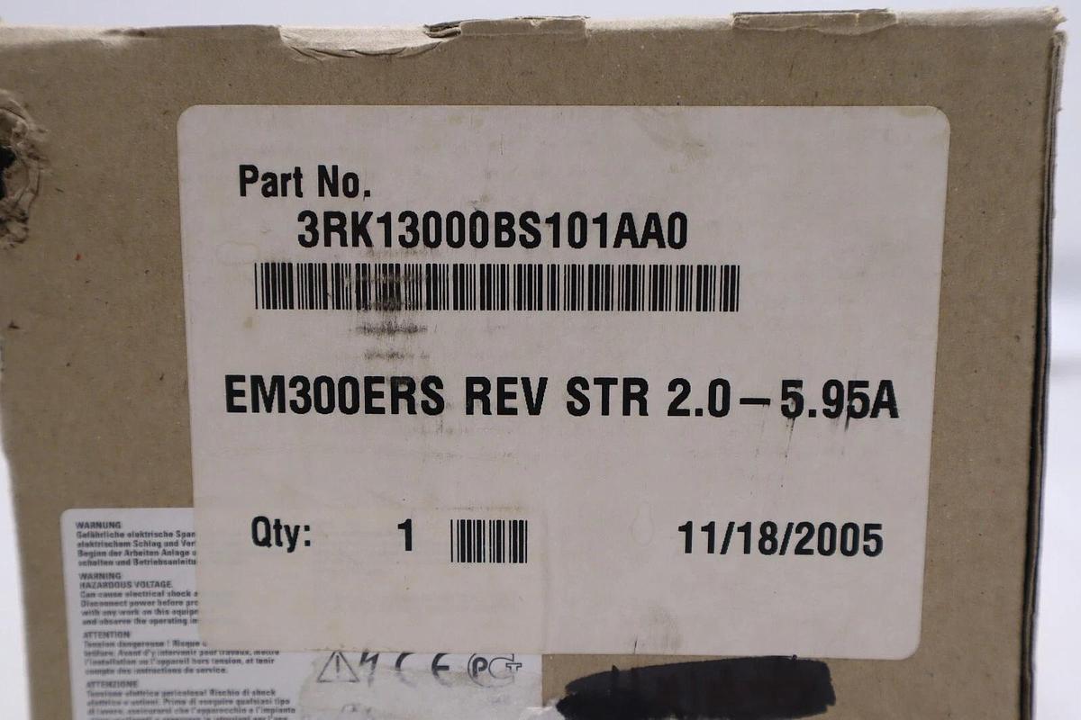 SIEMENS EM 300 RS 3RK1300-0BS10-1AA0 MOTOR CONTROLLER STOCK 2422