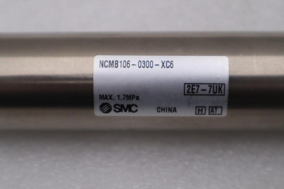 NEW SMC NCMB106-0300-XC6 AIR CYLINDER SERIES NCM STANDARD DOUBLE ACTING #H1466