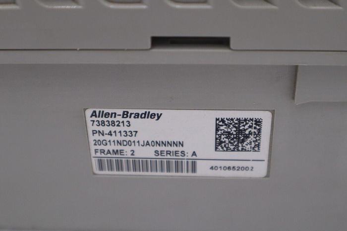 Used ALLEN BRADLEY 20G11ND011JA0NNNNN POWERFLEX 755 AC DRIVE AIR COOLED STOCK 4803