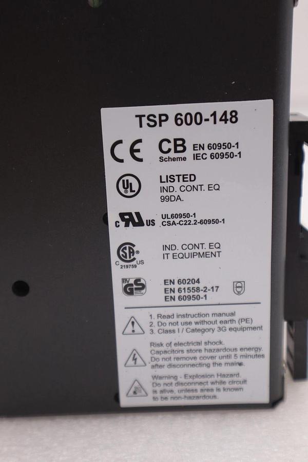 NEW TSP 600-148  TRACO POWER  INDUSTRIAL POWER SUPPLY STOCK 3272
