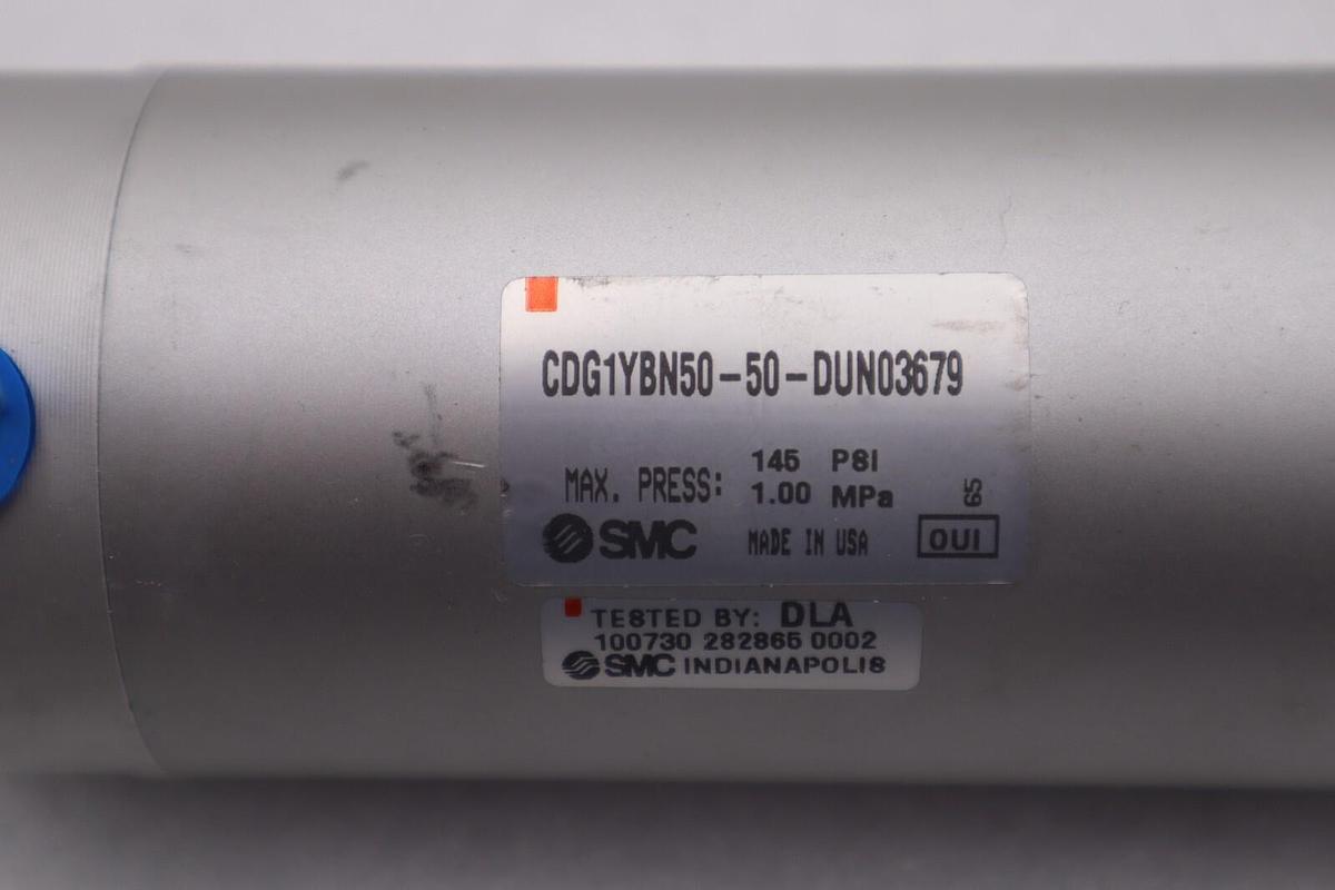 Used SUPLUS NEVER USED - SMC PNEUMATIC CYLINDER CDG1YBN50-50-DUN03679 STOCK 5310