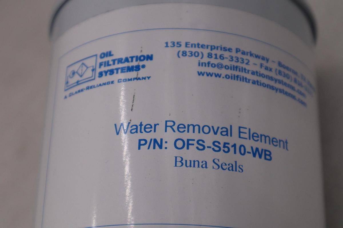 OIL FILTRATION SYSTEM FILTER OFS-S510-WB - NEW - STOCK GF1161