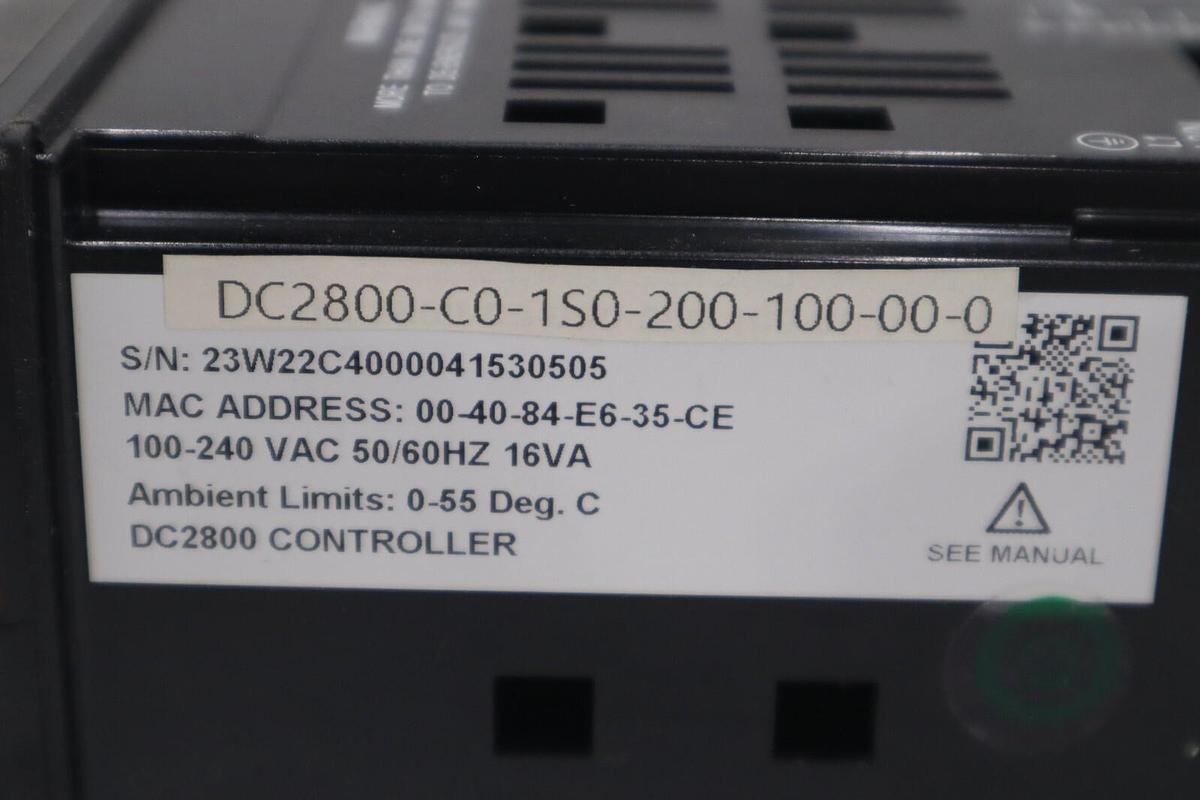 Used HONEYWELL DC2800C01S02001000 / DC2800-C0-1S0-200-100-00-0 DIGITAL CONTROLLER NEW