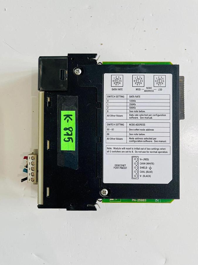 Used AB 1756-DNB D Module Communication Module Interface Module #K-875
