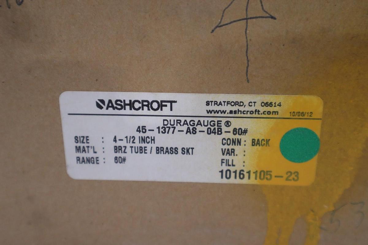 Ashcroft 45-1377-AS- 04B-60 Duragauge - NEW IN BOX - STOCK GF975