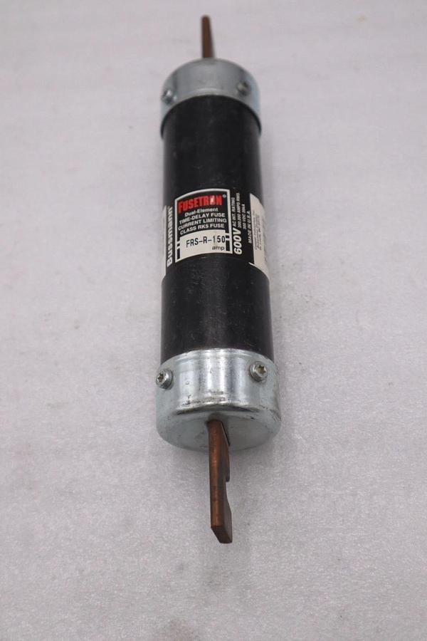 Used LOT OF 2 - FUSETRON - FRS-R-150 - Dual Element Fuse Class Rk5 - STOCK 4950A