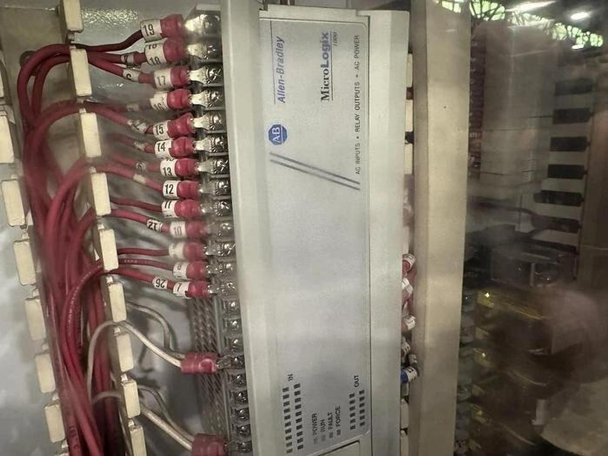 Used 72" DUSENBERY 613 COUNTER ROLL SLITTER REWINDER