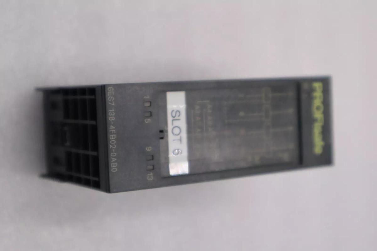Used SIEMENS 6ES7 138-4FB02-0AB0 SIMATIC S7 ELECTRONIC CONTROL MODULE STOCK L-347-C