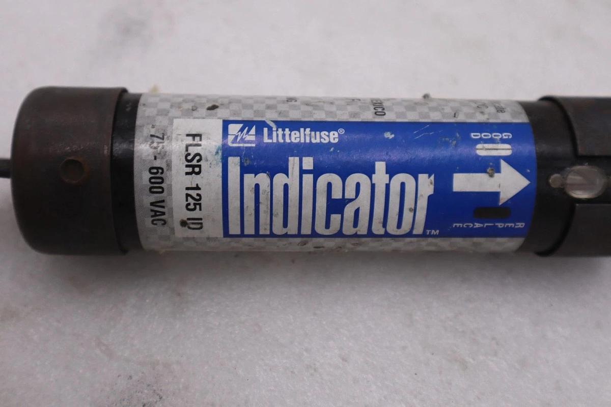 Used LOT OF 2 - LITTELFUSE FLSR-125-ID DUAL-ELEMENT TIME-DELAY FUSE - STOCK 5821A