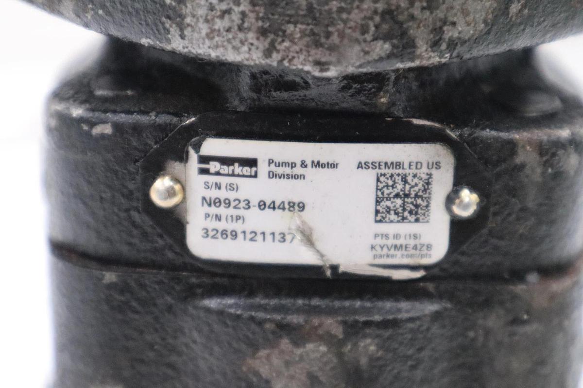 Used 3269121137 Parker Commercial Intertech Gear Pump STOCK H1838