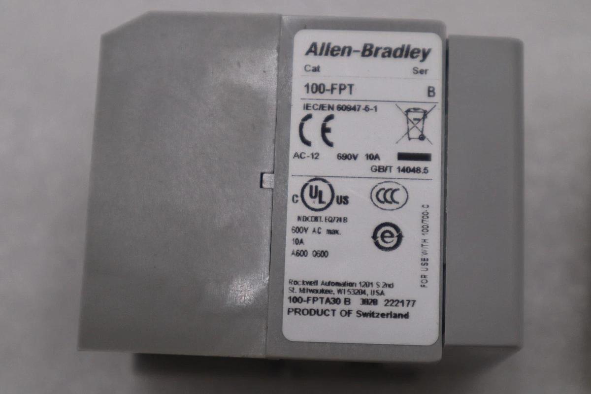 NEW OPEN BOX ALLEN BRADLEY 100-FPT PNEUMATIC TIMING MODULE AB STOCK H974A