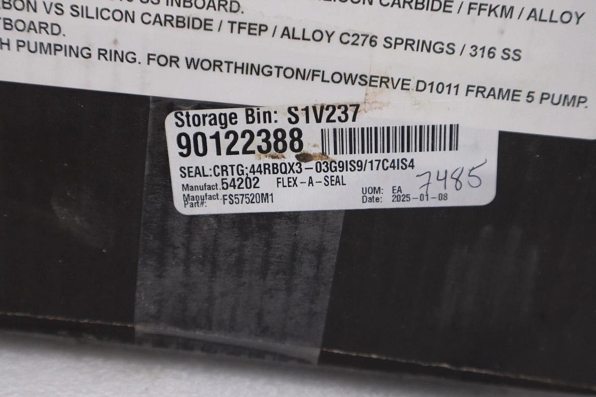 Used Flexaseal 2-3/4" Cartridge Seal FS61939M21-01 (OLD PART# FS57520M1) NEW #2255B