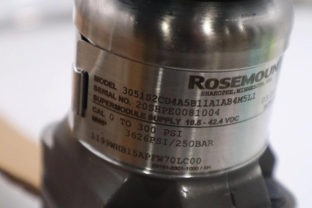 Rosemount 3051S / 3051S2CD4A5B11A1ABM5L1 Transmitter NEW #G246A