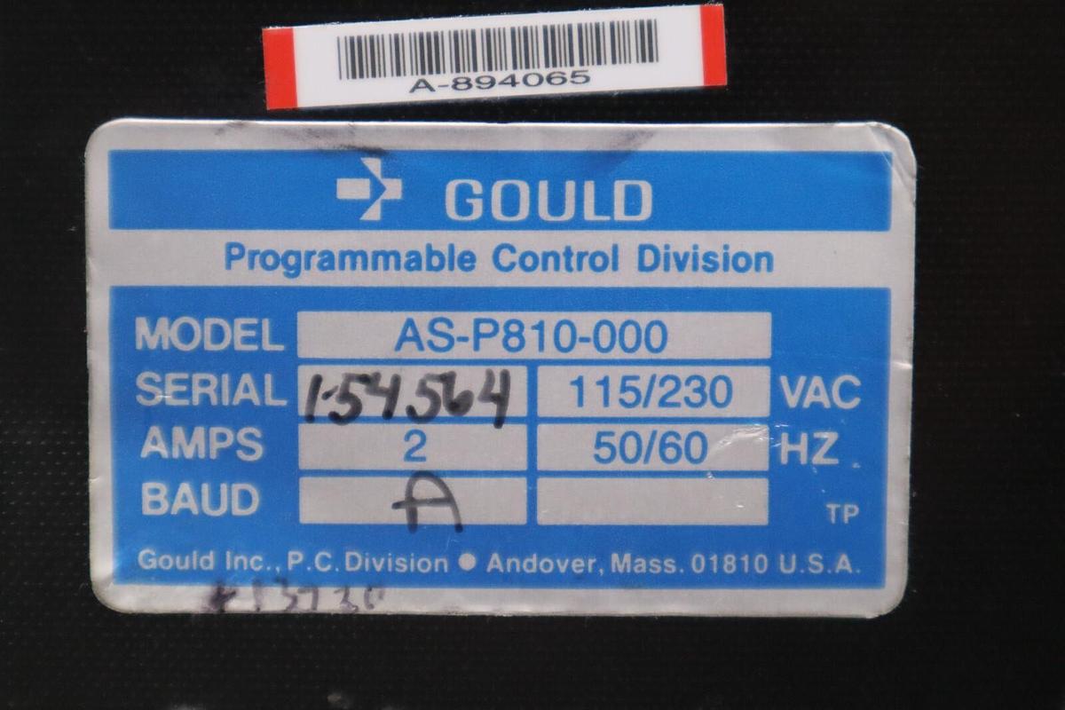 Used Gould Modicon AS-P810-000 P810 Power Supply STOCK G322A