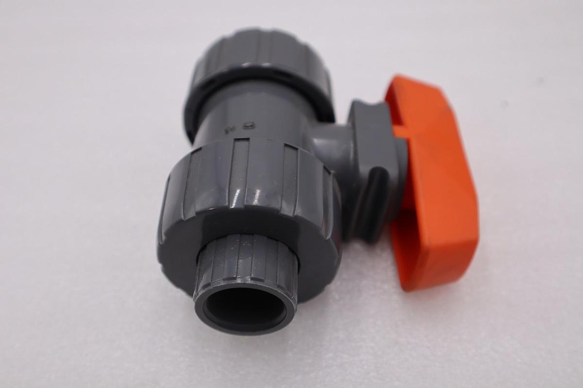 Used Hayward 1/2" PVC Dark Gray True Union Ball Valve NEW OPEN BOX STOCK H1216A