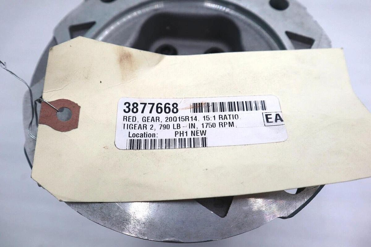 Used DODGE TIGEAR 2 202Q15R14 GEARBOX 15:1 790 LB 1750 RPM #S-160