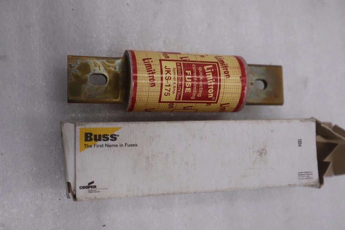 Used Bussmann JKS-175 Jks Fuse 175 A, 600 V, Class J, Non-Indicating - STOCK GF299A