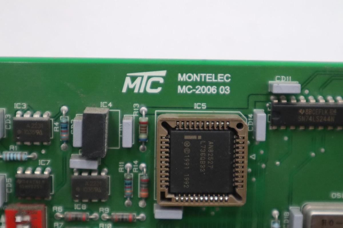 Used PASABAN COM. CAN MC-2006 03 PLC CARD STOCK #3970-A