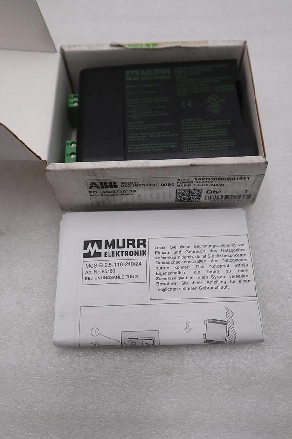 MURR ELEKTRONIK MCS-B-2.5-110-240/24 / MCSB2511024024 - STOCK GF162A