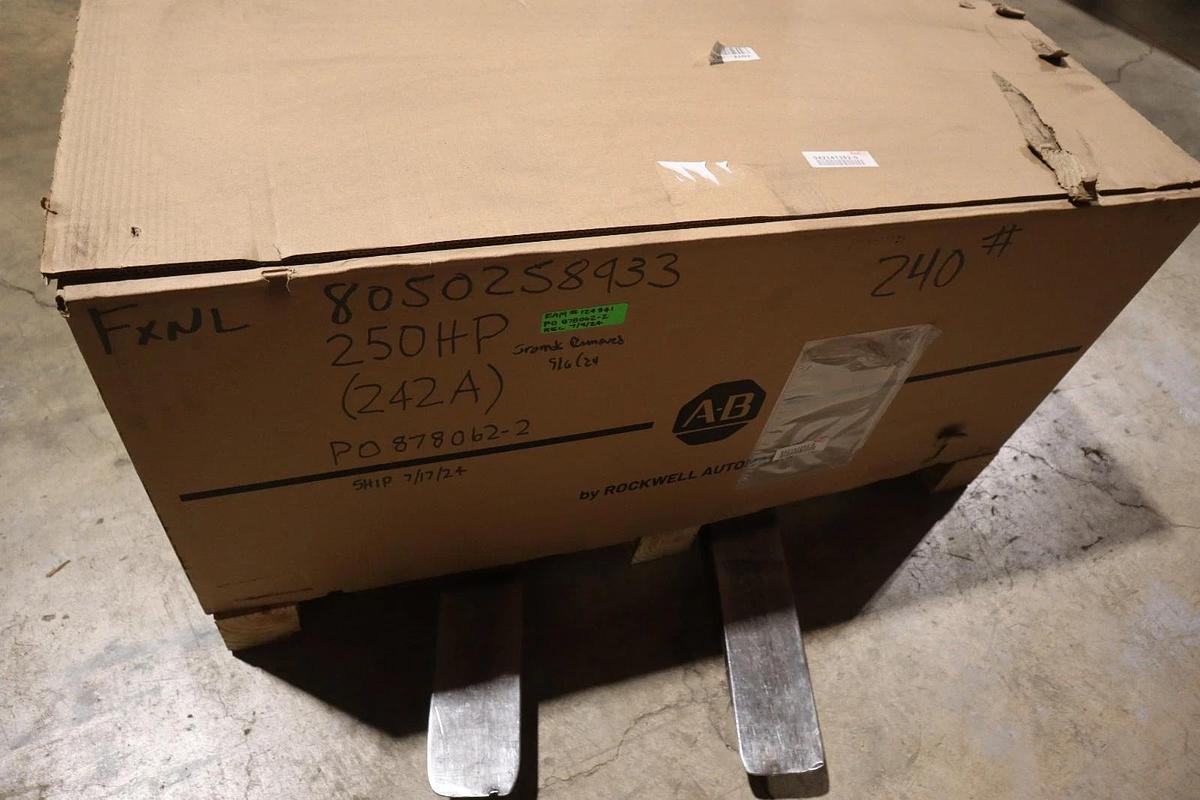 Used Allen Bradley 20G1ANE242JN0NNNNN PowerFlex 755 250 HP DRIVE 600 VAC STOCK SGF-2