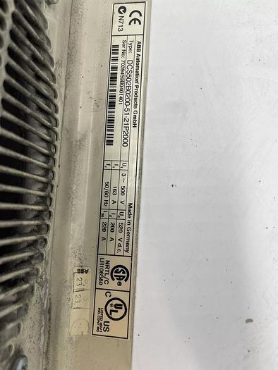 Used ABB AUTOMATION DRIVE DCS502B0200-51-21P2000 USED UNIT S-17