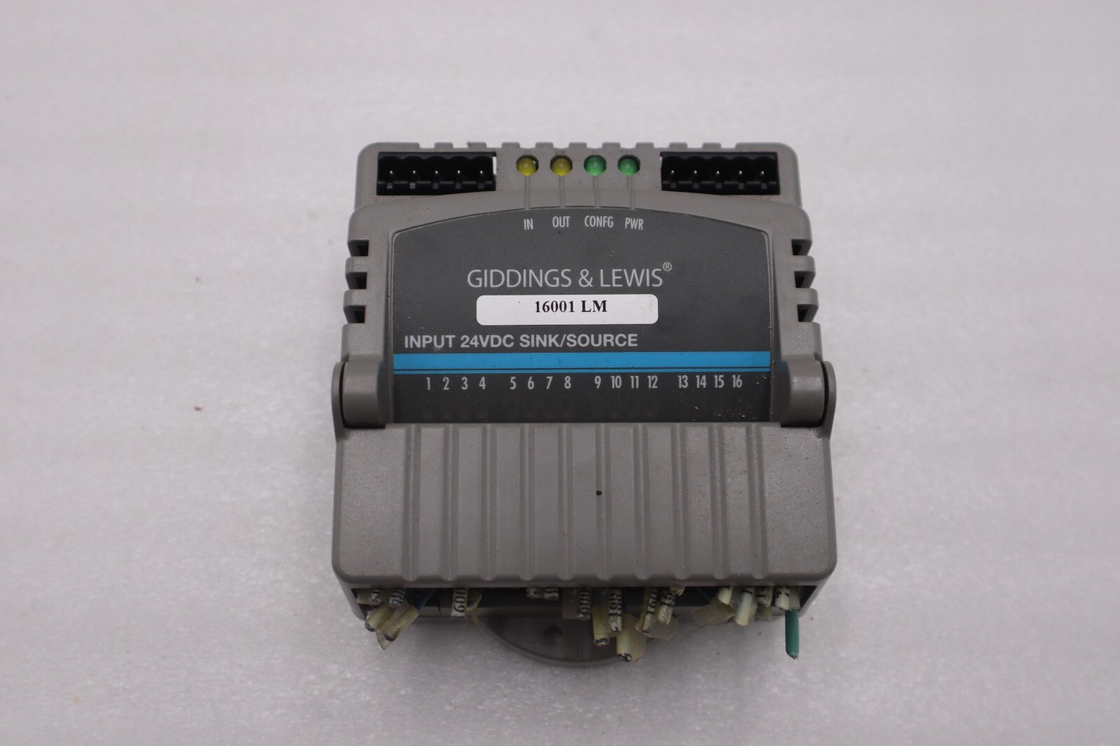 Used GIDDINGS & LEWIS M.1300.7372 R1 Input Module 24VDC SINK/SOURCE STOCK 630-D