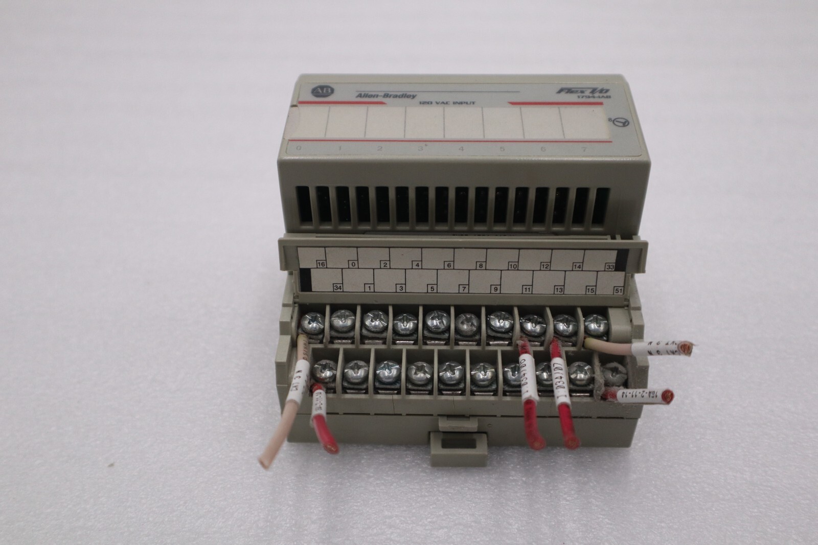 Used Allen Bradley 1794-IA8 1794-1A8 1794-IAB 1794-TBN Flex I/O Input Module #2425A