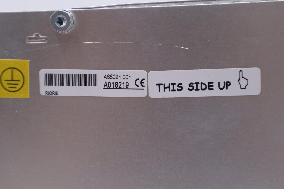 Used Robox AS5021.001 RACK UNIT / DOUBLE-42 TE / RIOR/6 5 SINGLE-SLOT BOARD STK 1276