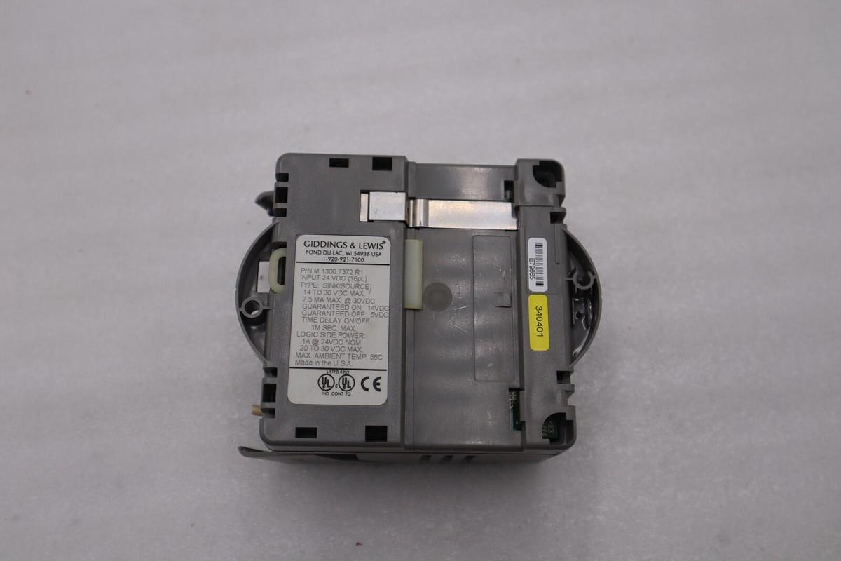 Used GIDDINGS & LEWIS M.1300.7372 R1 Input Module 24VDC SINK/SOURCE STOCK 623-D