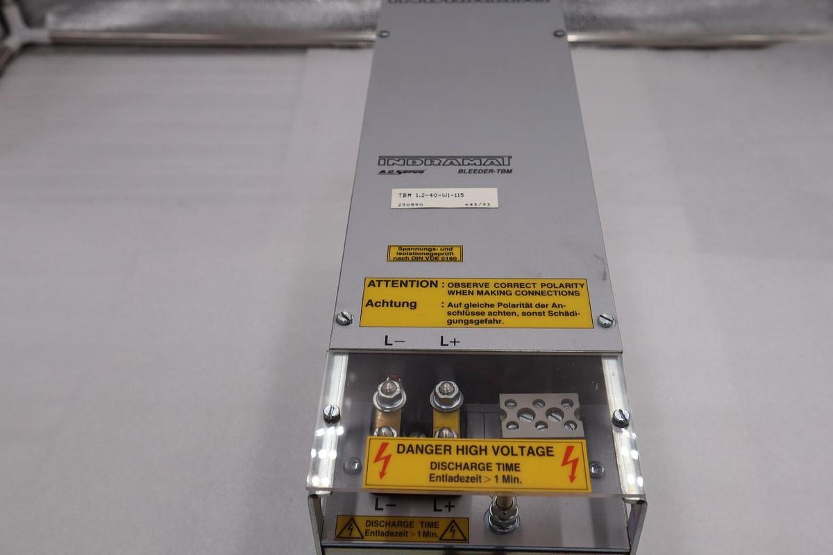 Used BOSCH INDRAMAT TBM1.2-40-W1-115 / TBM1240W1115 (NEW NO BOX) STOCK 2191